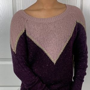 Pink and Purple Sweater
